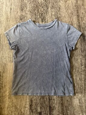 Aerie Classic Washed Crewneck Tee - Blue